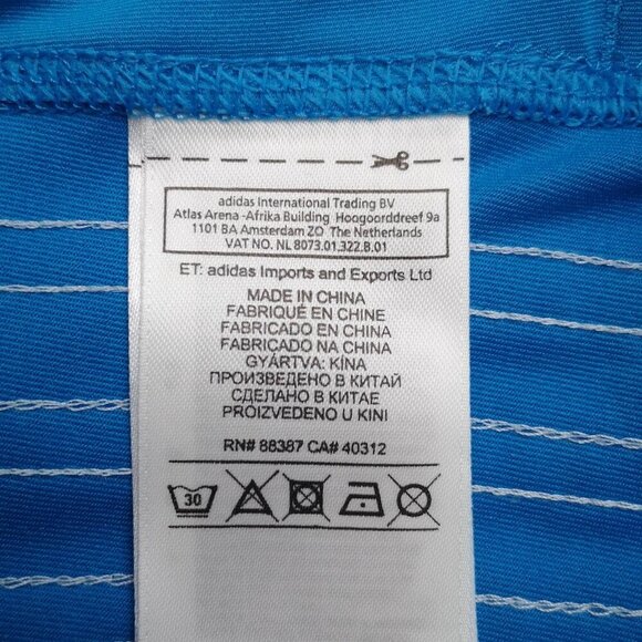 Adidas Ladies Size Large Climalite Turquoise Full Zip Athletic Jacket - Picture 4 of 11